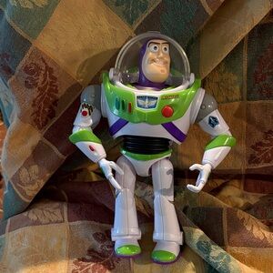 Buzz Lightyear Talking Action Figure - Green and White